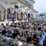 Show Of Force Ansor Banser Lereng Bromo di Moment Harlah GP Ansor 87