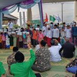 Gelar Santunan GP Ansor dan Pemdes Tebuwung Resmikan Gapuro “Titik COD”