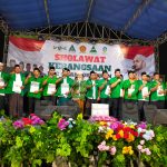 Shalawat Kebangsaan Mengiringi Pelantikan PR GP Ansor Sekecamatan Dukun