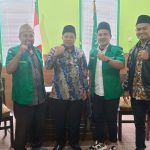 Ajak Sukseskan Peringatan Satu Abad NU, GP Ansor Gresik Datangi Kemenag