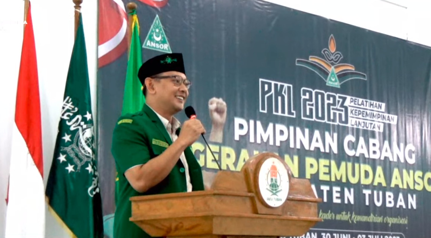 Buka PKL PC GP Ansor Tuban, Gus Syafiq: Ansor Itu Mbarokahi