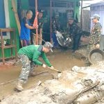 Ansor Banser Probolinggo Kerja Bakti Kerahkan Kader di Banjir Bandang Dringu