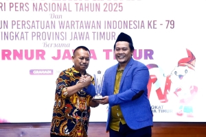 Membanggakan! Bendahara PW GP Ansor Jatim Raih Penghargaan Tokoh Inspiratif