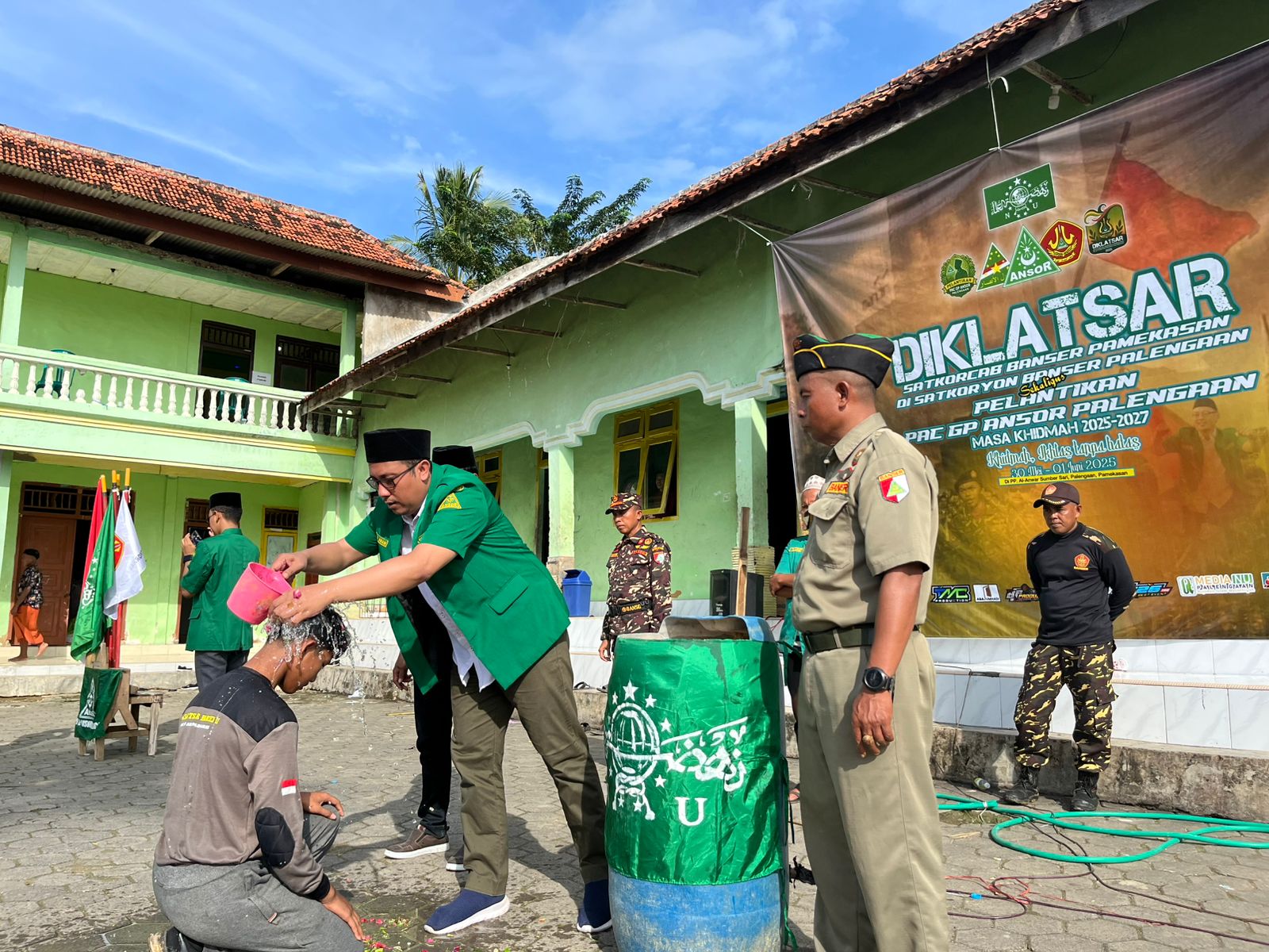 Penutupan Diklatsar II Ansor Palengaan Pamekasan Penuh Keharuan