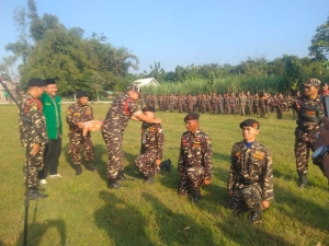 Kasatkorwil Banser Jatim Tekankan Untuk Tanam Setia Siaga Satria Kepada 266 Peserta Diklatsus