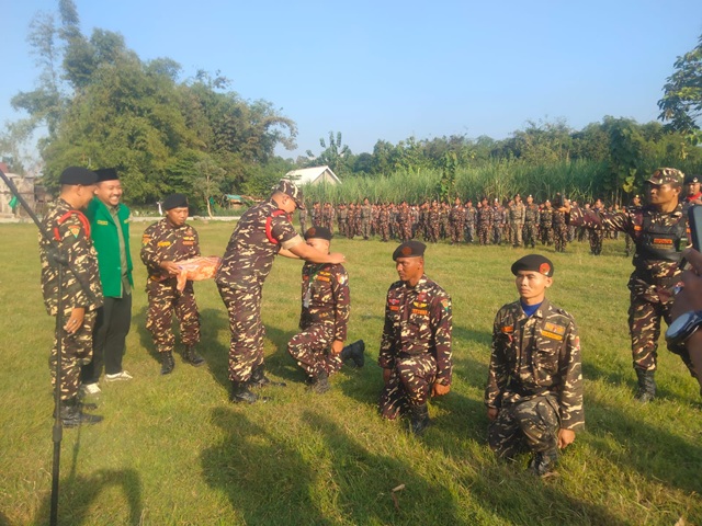 Kasatkorwil Banser Jatim Tekankan Untuk Tanam Setia Siaga Satria Kepada 266 Peserta Diklatsus