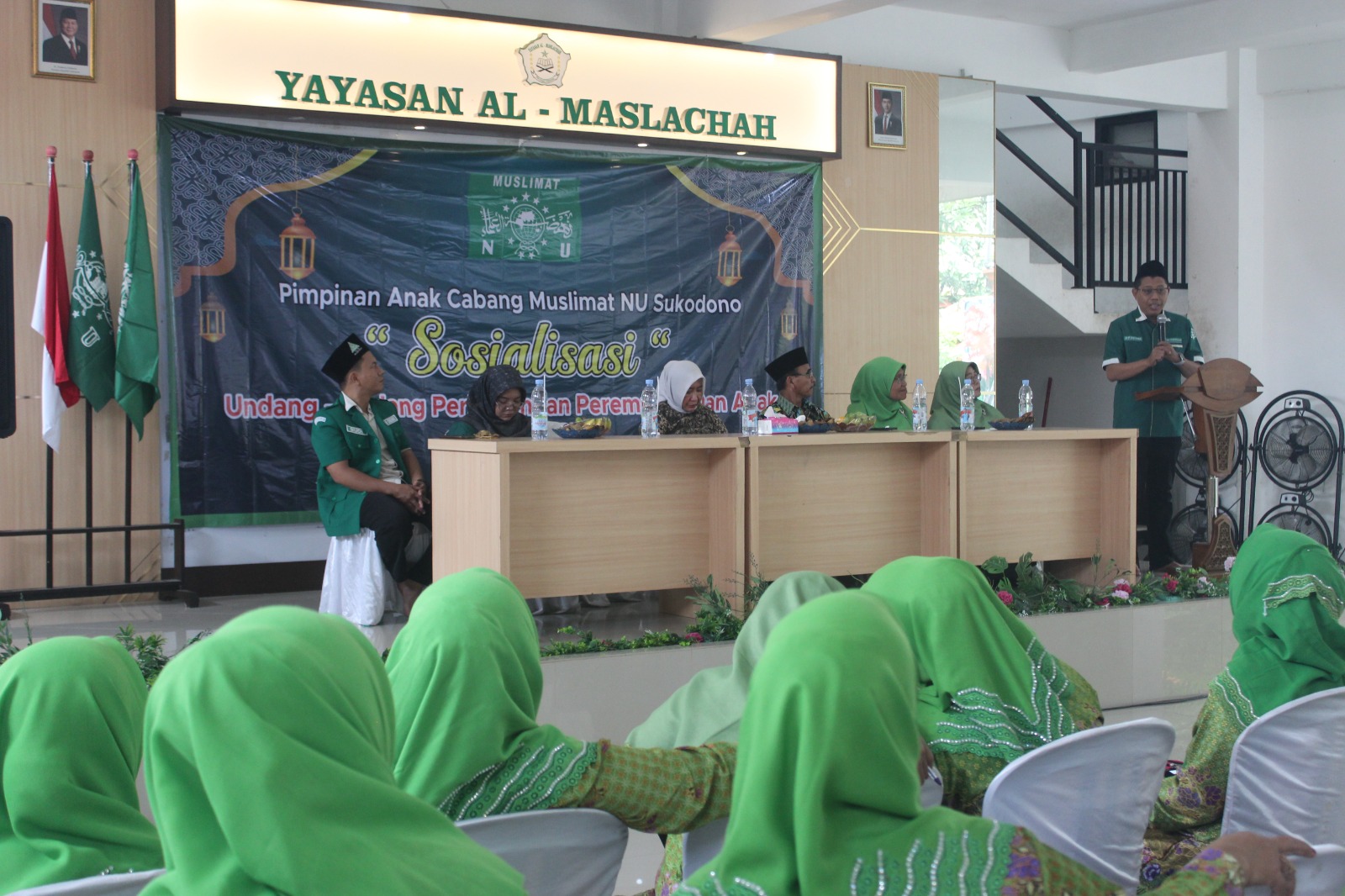 Perkuat Jaringan Perlindungan Perempuan, PAC Muslimat NU Sukodono dan LBH Ansor Sidoarjo Teken MoU