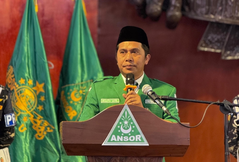 Ansor Blitar Dilantik, Ketua PW Jatim Serukan Gerakan Tanggap Bencana hingga Peredam Perselisihan