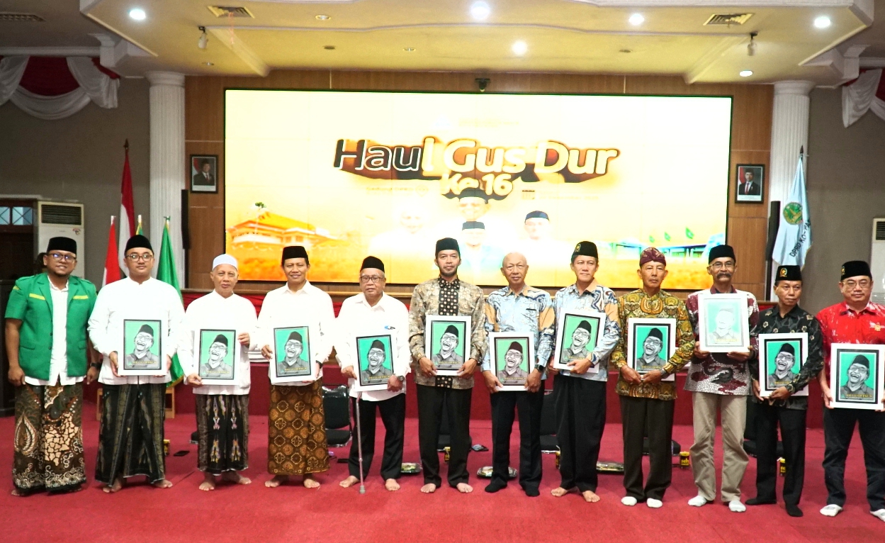 Ansor Kota Pasuruan Gelar Haul Gus Dur ke-16 Bersama Tokoh Lintas Agama dan OKP