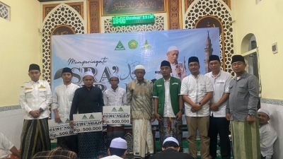 PC GP Ansor Kota Probolinggo Gelar Pengajian Isra Mi’raj dan Santuni Guru Ngaji Bersama PT DABN dan KSOP