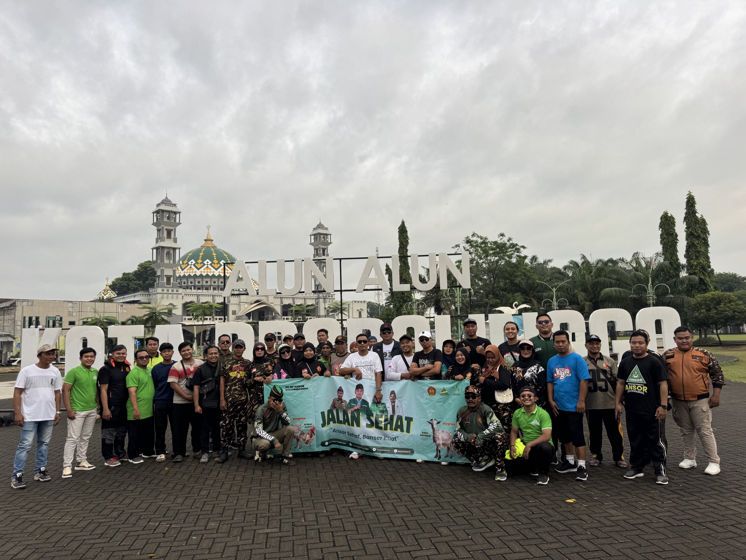 PC GP Ansor Kota Probolinggo Gelar Jalan Santai Bertema “Ansor Sehat Banser Kuat”