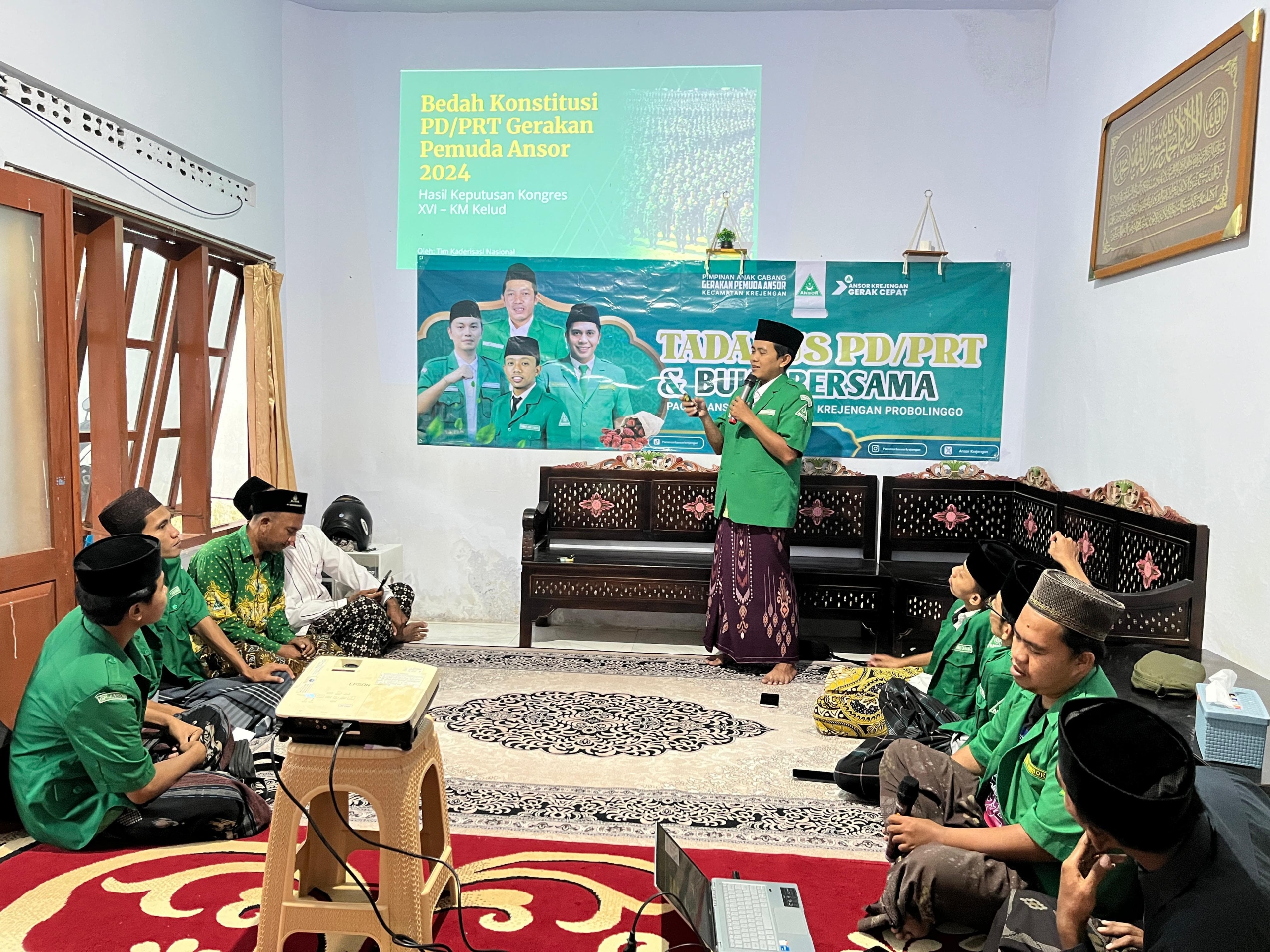 Pacu Tertib Administrasi, PAC GP Ansor Krejengan Gelar Tadarus PO PD/PRT