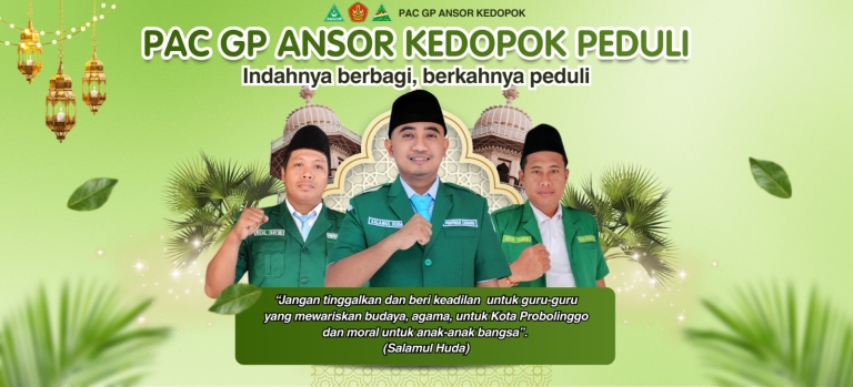 PAC GP Ansor Kedopok Gelar Safari Ramadhan, Berikan Bingkisan kepada Guru Ngaji