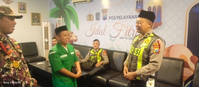 Banser Lumajang Siaga Mudik! Ketua PC GP Ansor Lumajang Tinjau Pos PAM Ketupat Semeru
