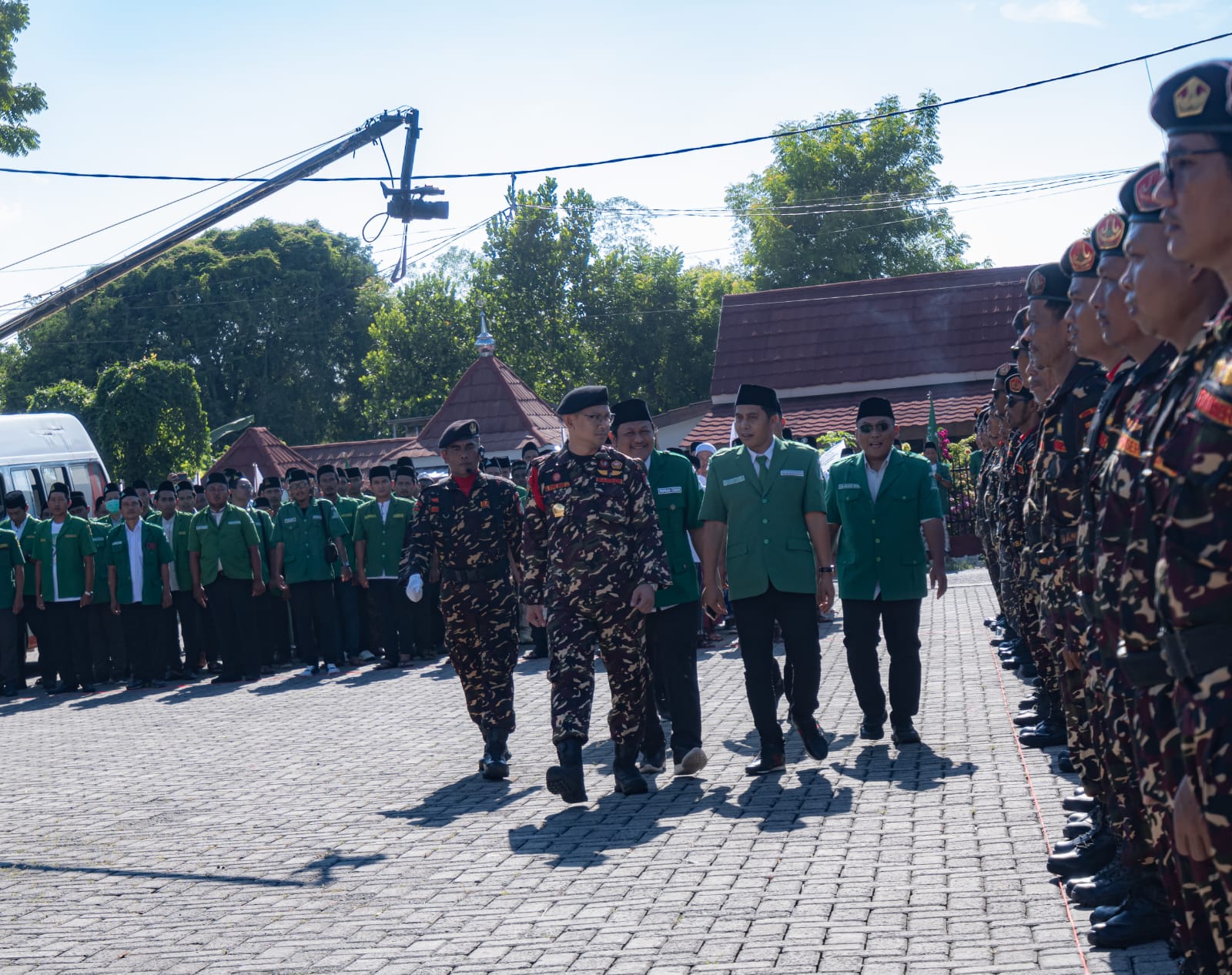 Peringati Harlah ke-92, PC GP Ansor Lamongan Gelar Apel 1.500 Pasukan