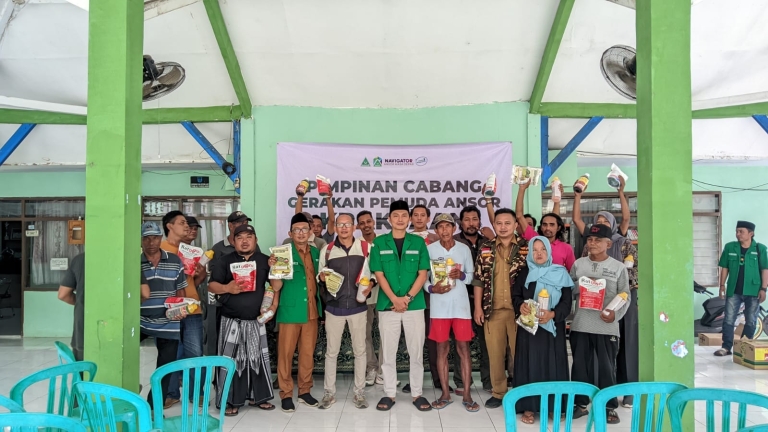 Refleksi 92 Tahun Mengabdi, PC GP Ansor Kraksaan Rayakan Harlah dengan Bakti Tani